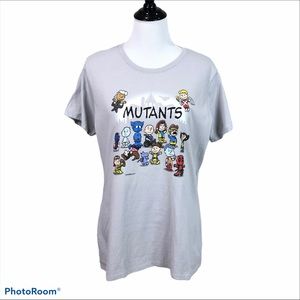 Peanuts Mutants short sleeve gray t-shirt
